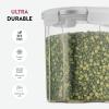 imageAirtight Food Storage Containers With Lids 5 Piece BPA Free Plastic Kitchen Pantry Storage Containers  Dry Food Storage Containers Set For Pasta Cereal Flour Sugar Coffee Rice Nuts Snacks