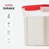imageAirtight FoodStorage Containers With Lids BPAFree Plastic Kitchen Pantry Storage Containers  DryFoodStorage Containers Set For Flour Cereal Sugar Coffee Rice Nuts Snacks Etc Red