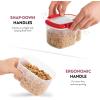 imageAirtight FoodStorage Containers With Lids BPAFree Plastic Kitchen Pantry Storage Containers  DryFoodStorage Containers Set For Flour Cereal Sugar Coffee Rice Nuts Snacks Etc Red