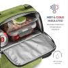 imageFineDine Lunch Bag with Glass Containers  Insulated Lunch Box for Women and Men  Leakproof Locking Lids ampamp Ice Pack  2Compartment Cooler Tote for Work Limerick