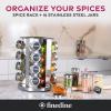 imageFineDine Stainless steel round spice rack 16 Pack16 Pack