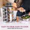 imageFineDine Stainless steel round spice rack 16 Pack16 Pack