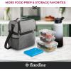 imageFineDine Vacuum Seal Glass Food Storage Containers With Hand Pump 25 Piece Set Airtight Pantry Kitchen Storage Containers wLids Meal Prep Containers for Lunch Leftovers