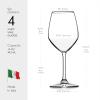 imagePaksh Novelty Italian Red Wine Glasses  18 Ounce  Wine Glass Clear Set of 415 OZ White Wine