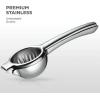 imagePremium Lemon Squeezer Stainless Steel  Heavy Duty Lime Squeezer Lemon Juicer Manual With Comfortable Handle For Extracting All Juice Possible  Hand Citrus Juicer