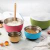 imageStainless Steel Mixing Bowls Set with Lids Home Kitchen Cooking Essentials Household Must Haves for Baking 5 PiecesVibrant Colors