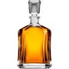 imagePaksh Capitol Glass Decanter with Airtight Geometric Stopper  Whiskey Decanter for Wine Bourbon Brandy Liquor Juice Water Mouthwash Italian Glass  2375 oz