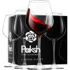 imagePaksh Novelty Italian Red Wine Glasses  18 Ounce  Wine Glass Clear Set of 418 OZ  Red Wine