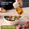 imageFineDine 16oz Olive Oil Sprayer for Cooking 2 in 1 Olive Oil Dispenser Bottle for Kitchen Air Fryer Salad BBQ ampamp Baking  Dual Spray Mist ampamp Stream with Measurement Marks BlackWhite