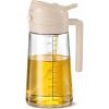 imageFineDine 16oz Olive Oil Sprayer for Cooking 2 in 1 Olive Oil Dispenser Bottle for Kitchen Air Fryer Salad BBQ ampamp Baking  Dual Spray Mist ampamp Stream with Measurement Marks BlackWhite