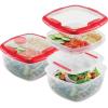 imageDual Compartment Lunch Containers Set  BPAFree Airtight Bento Box  Cutlery Set With SaladDressing Container To Go  Microwave and DishwasherSafe Lunch Containers Perfect Size for Lunch Box
