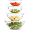 imageFineDine Superior Glass Mixing Bowls with Lids  8Piece Set with BPAFree lids SpaceSaving Nesting Bowls  Easy Grip amp Stable Design for Meal Prep amp Food Storage Glass bowl For Cooking Baking